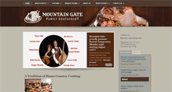 Desktop Screenshot of mountaingatefamilyrestaurant.com